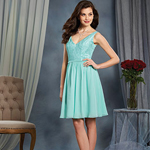 Alfred Angelo style 7377S Aqua size 12